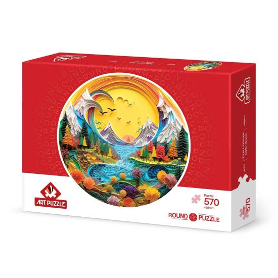 Puzzle Art Puzzle Paysage De Papier 570 Pièces
