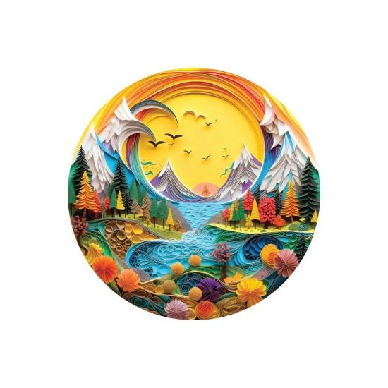 Puzzle Art Puzzle Paysage De Papier 570 Pièces