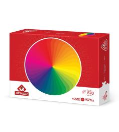 Puzzle Art Puzzle Palette De Couleurs 570 Pièces