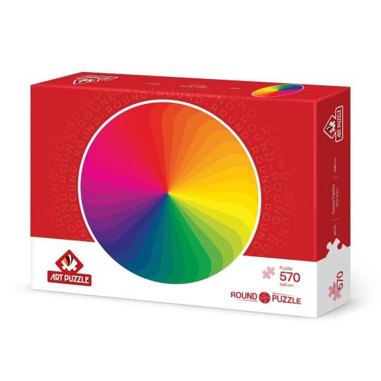 Puzzle Art Puzzle Palette De Couleurs 570 Pièces