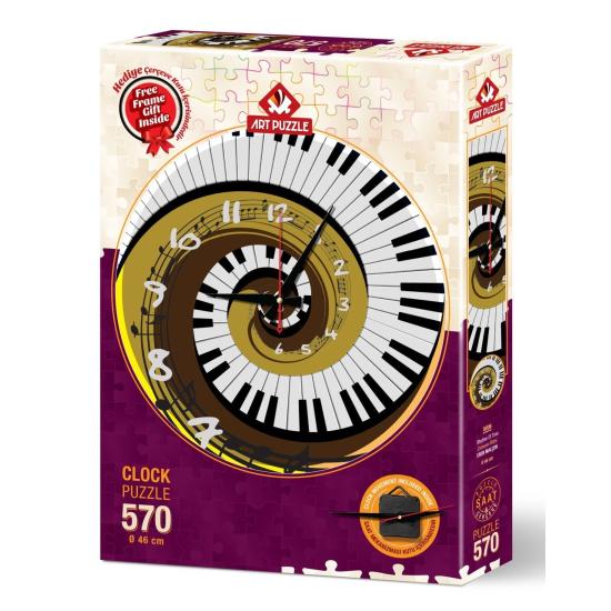 Puzzle Clock Art Puzzle Rhythm of Time 570 pièces