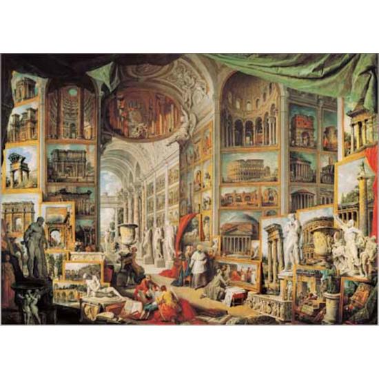 Puzzle Ricordi Gallery avec vues de la Rome antique 1500 pz