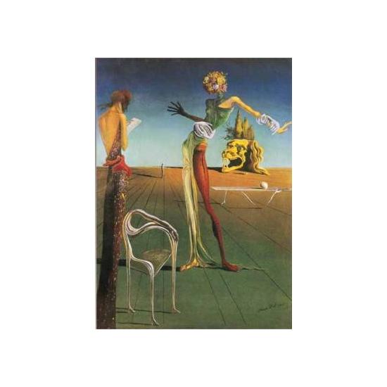 Puzzle Ricordi Femme à la tête de rose 1000 pièces