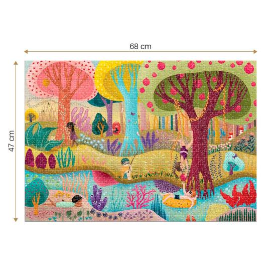 Puzzle Roovi Forêt Magique, Été de 1000 Pièces Puzzle Roovi Forêt Magique, Été de 1000 Pièces