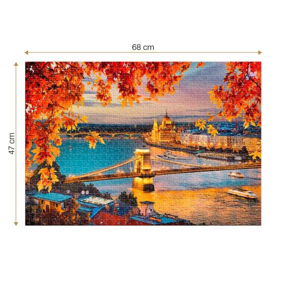 Puzzle Roovi Budapest, Hongrie de 1000 Pièces Puzzle Roovi Budapest, Hongrie de 1000 Pièces