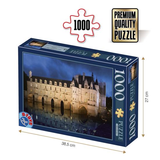Puzzle Roovi Château de Chenonceau de 1000 Pièces