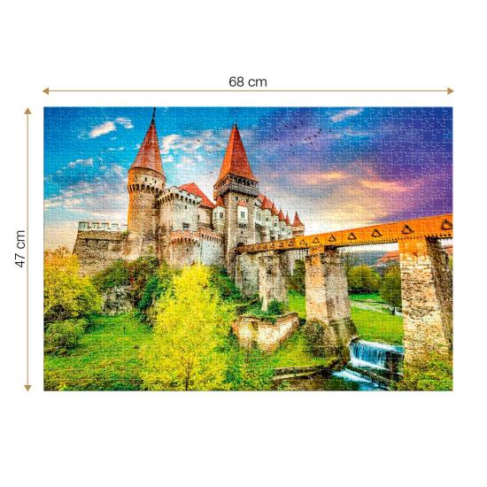 Puzzle Roovi Château de Corvin de 1000 Pièces