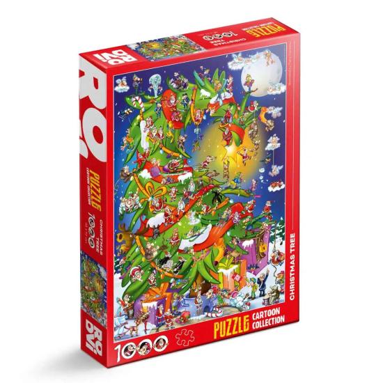 Puzzle Roovi Sapin de Noël de 1000 Pièces