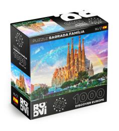 Puzzle Roovi Sagrada Familia, Barcelone de 1000 Pièces