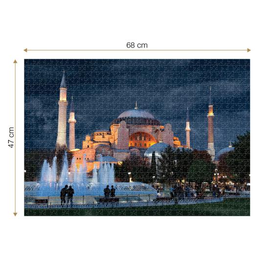 Puzzle Roovi Sainte-Sophie, Turquie de 1000 Pièces