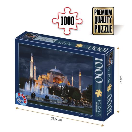 Puzzle Roovi Sainte-Sophie, Turquie de 1000 Pièces