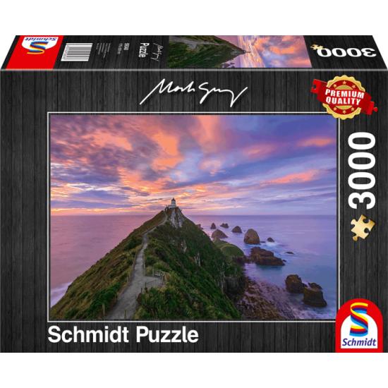Schmidt Puzzle Accès au phare, Nouvelle-Zélande 3000 pièces Schmidt Puzzle Accès au phare, Nouvelle-Zélande 3000 pièces