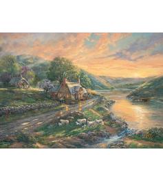 Puzzle Schmidt Aube À Emerald Valley 1000 Pieces