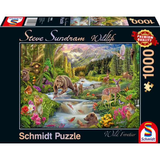 Puzzle Schmidt Animaux de la forêt 1000 pièces