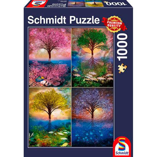 Schmidt Puzzle Arbre magique dans le lac 1000 pièces