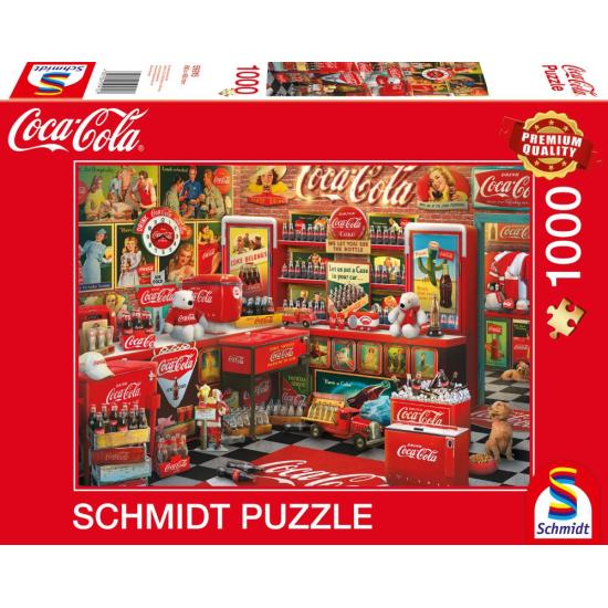 Schmidt Puzzle Coca Cola Articles 1000 pièces