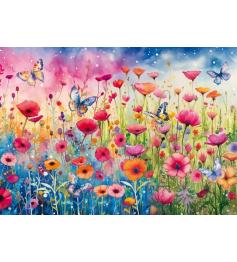 Puzzle Schmidt Champ De Pavots 1000 Pieces