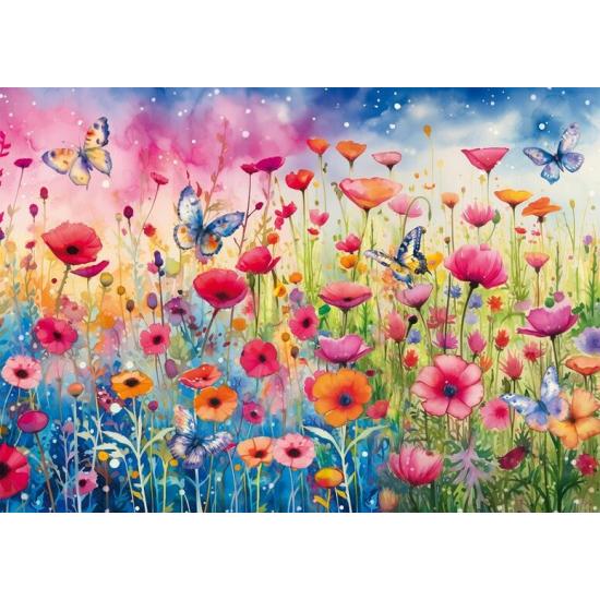 Puzzle Schmidt Champ De Pavots 1000 Pieces