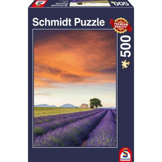 Schmidt Champs de lavande Puzzle 500 pièces