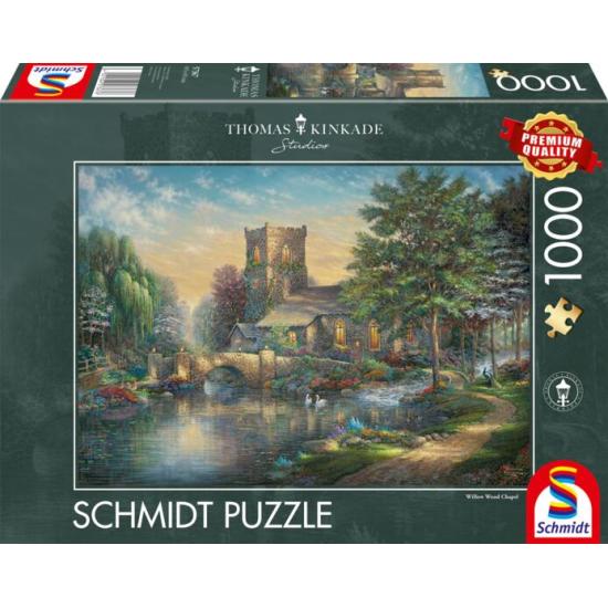 Puzzle Schmidt Chapelle de la Forêt de Saules de 1000 Pièces
