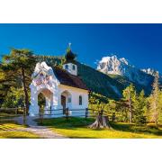 Puzzle Chapelle Schmidt en Bavière, Les Alpes 1000 pièces