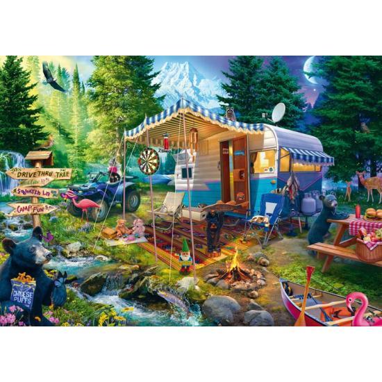 Puzzle Schmidt Caravaning En Montagne 1000 Pcs