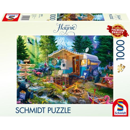 Puzzle Schmidt Caravaning En Montagne 1000 Pcs
