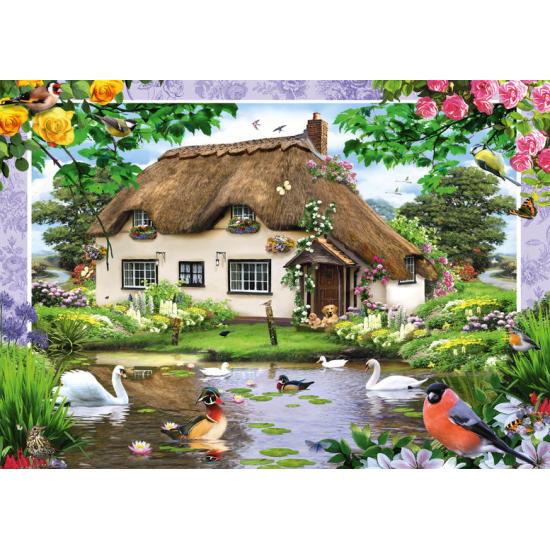 Schmidt Puzzle Maison de campagne romantique 500 pièces