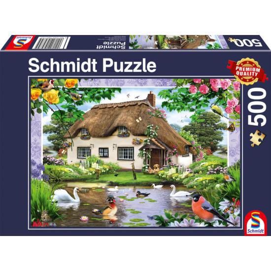 Schmidt Puzzle Maison de campagne romantique 500 pièces