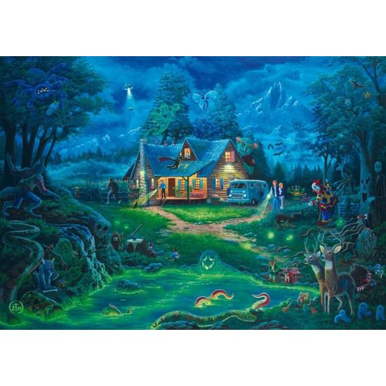 Puzzle Schmidt Maison Hantée 1000 Pcs