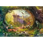 Puzzle Schmidt Château De Conte De Fées Forêt Magique 1000 P