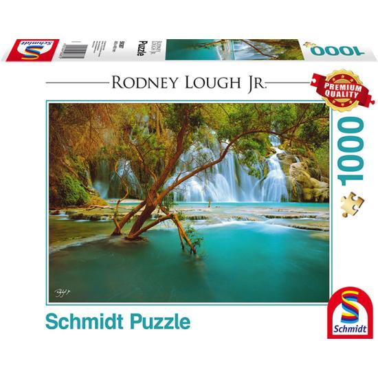 Schmidt Puzzle Cascades sur le lac 1000 pièces