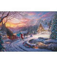 Puzzle Schmidt Cendrillon Ramène À La Maison Pour Noël 1000 pièc