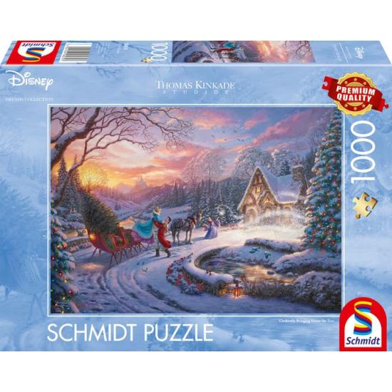 Puzzle Schmidt Cendrillon Ramène À La Maison Pour Noël 1000 pièc
