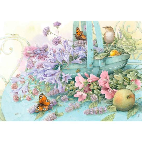 Schmidt Puzzle Panier de fleurs 1000 pièces