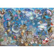 Schmidt Blue Sky Puzzle de Noël 1000 pièces