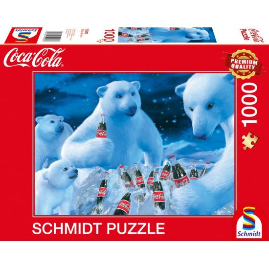 Schmidt Coca Cola et ours polaires Puzzle 1000 pièces