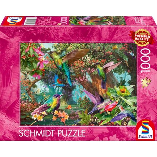 Puzzle Schmidt Colibris Dans Une Explosion De Couleurs 1000 Piec