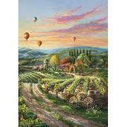 Puzzle Schmidt Vignoble de la Vallée Paisible de 1000 Pièces