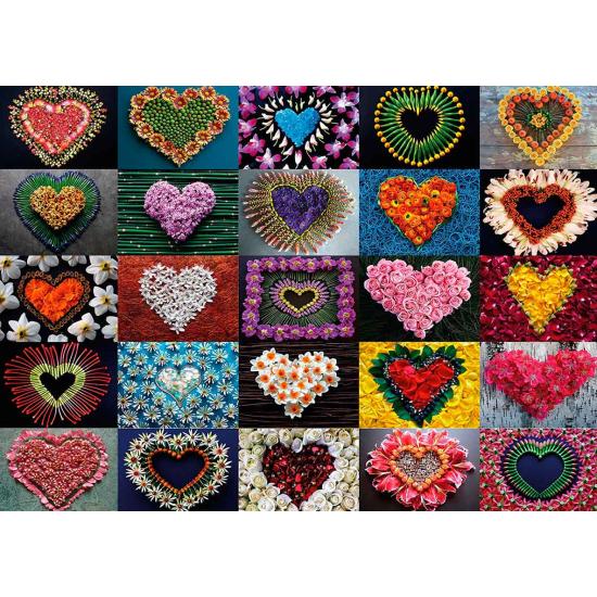 Schmidt Puzzle Coeurs pour Madalene 2000 pièces