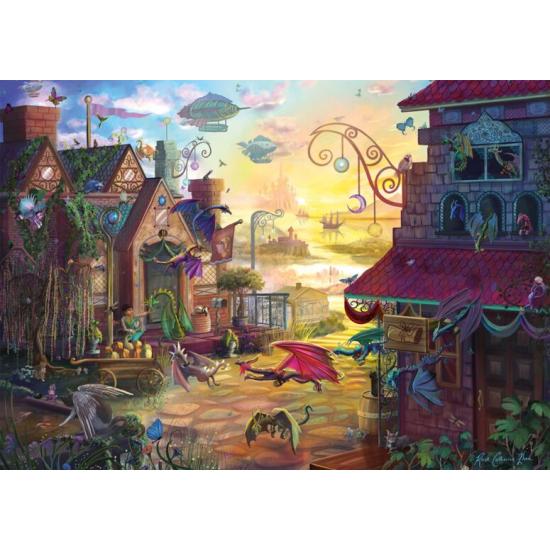 Puzzle Schmidt Courrier du Dragon de 1000 Pièces Puzzle Schmidt Courrier du Dragon de 1000 Pièces