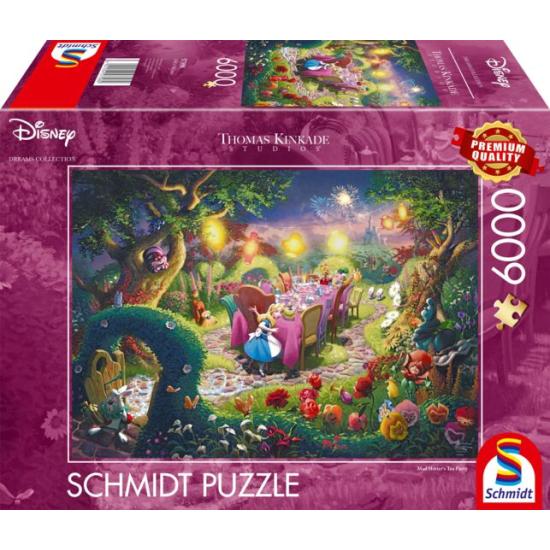 Puzzle Schmidt Disney Tea Party du Chapelier Foude 6000 pièces