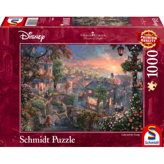 Schmidt Disney La Belle et le Clochard Puzzle 1000 pièces