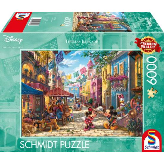 Puzzle Schmidt Disney Mickey et Minnie au Mexique de 6000 pièces