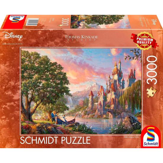 Puzzle Schmidt Monde Magique de Belle de Disney 3000 pièces Puzzle Schmidt Monde Magique de Belle de Disney 3000 pièces