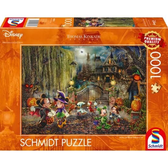 Puzzle Schmidt Mickey Et Minnie S'Amusent À Halloween 1000 pièce