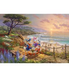 Schmidt Puzzle Donald et Daisy Duck Après-midi 1000 pièces