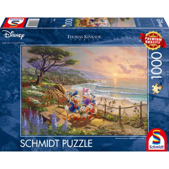 Schmidt Puzzle Donald et Daisy Duck Après-midi 1000 pièces