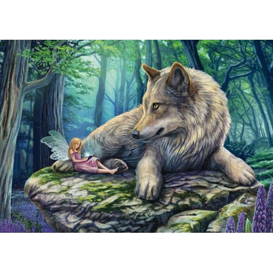 Puzzle Schmidt Le Loup Et L'Elfe 500 pièces