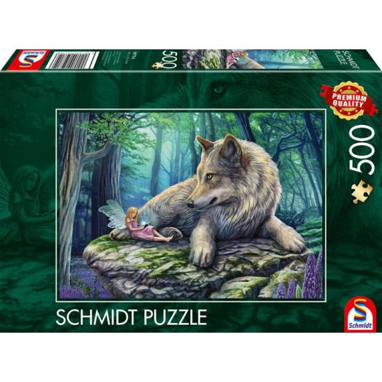 Puzzle Schmidt Le Loup Et L'Elfe 500 pièces